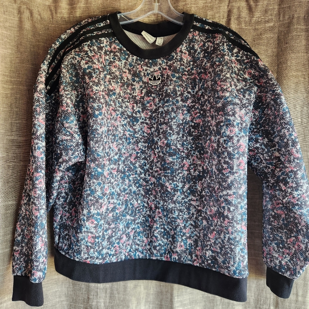 Adidas Crew Neck Primegreen Sleek Spacer Sweatshirt Women's size Large